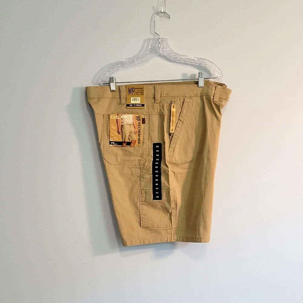 Weatherproof Utility Shorts Stretch Rip Stop Multi Media Pocket Size 44 NWT